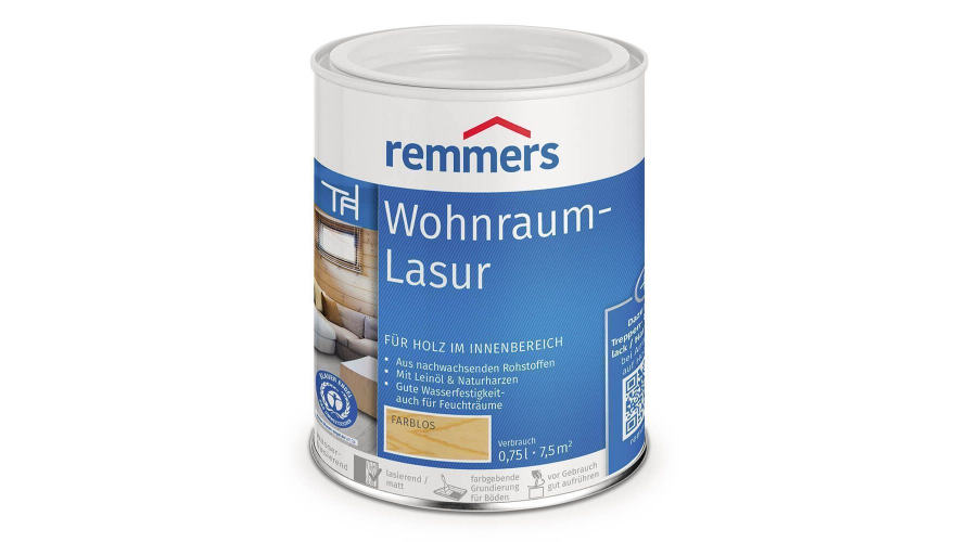 Лазурь  - эмульсия специальная,  Wohnraum-Lasur (antikgrau), 2,5 л